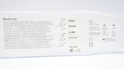 Medtronic APU540 Aortic Punch, Long Length Handle 4.0mm (x)